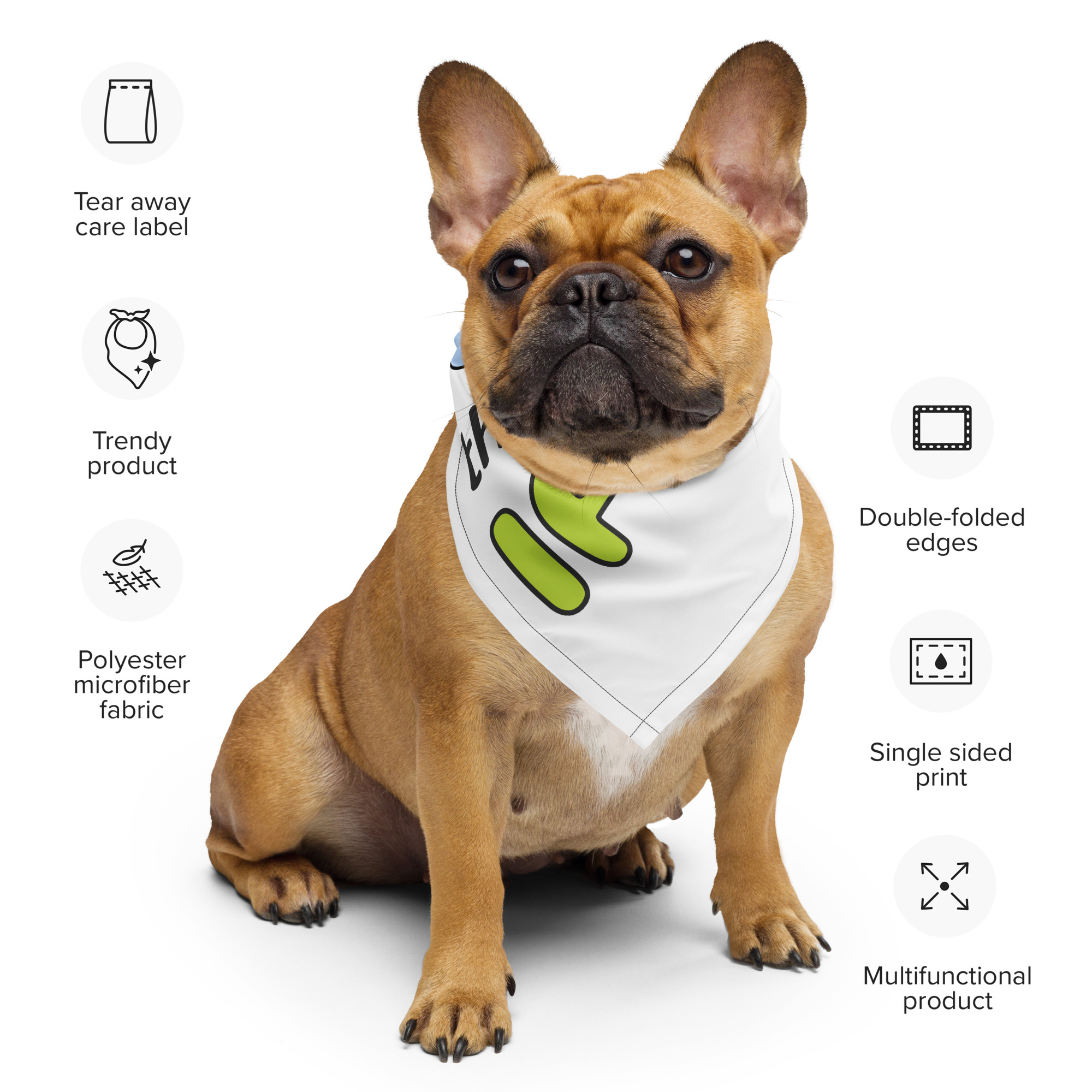 All-over print bandana - Image 4